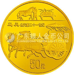 中國古代科技發(fā)明發(fā)現(xiàn)金銀紀念幣（第5組）1/2盎司圓形金質紀念幣