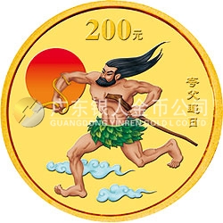 中國(guó)民間神話(huà)故事彩色金銀紀(jì)念幣(第2組)1/2盎司彩色金質(zhì)紀(jì)念幣