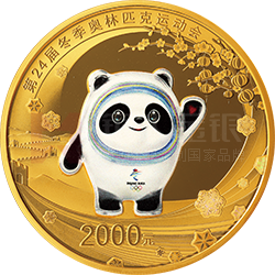 第24屆冬季奧林匹克運動會金銀紀(jì)念幣（第1組）150克圓形金質(zhì)紀(jì)念幣